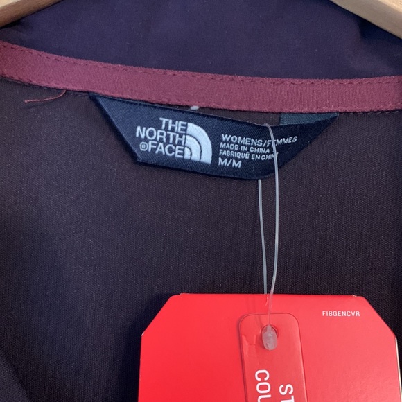 The North Face Mountain Sweatshirt 1/4 Snap Jacket Fig & Galaxy Purple - Picture 8 of 17